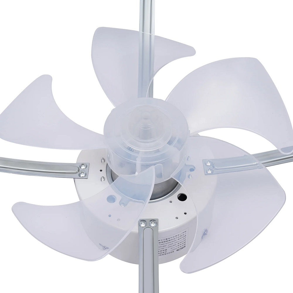Plafondventilator | LED | Dimbaar | 3 Snelheden | 55 cm | Moderne Lamp | Plafondlamp | Ventilatorlamp | Bruin | Woonkamerlamp