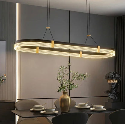 LuxiLamps - Kristallen Kroonluchter - Crystal Led Hanglamp - Woonkamerlamp - 100cm - Met Afstandsbediening - Moderne lamp - Hanglamp