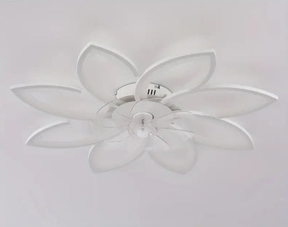 LuxiLamps - 8 Sterren Plafondlamp Met Ventilator - Wit - Met Afstandsbediening - Smart lamp - Dimbaar Met App - 6 Standen Ventilator - Woonkamerlamp - Moderne lamp - Plafoniere