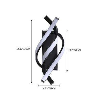 Flightmode - Modern Wall Lamp | Lighting | Pendant Lamp | Wall Lamp | For Living Room, Bedroom | Spiral | Electric | White