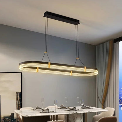 LuxiLamps - Kristallen Kroonluchter - Crystal Led Hanglamp - Woonkamerlamp - 100cm - Met Afstandsbediening - Moderne lamp - Hanglamp