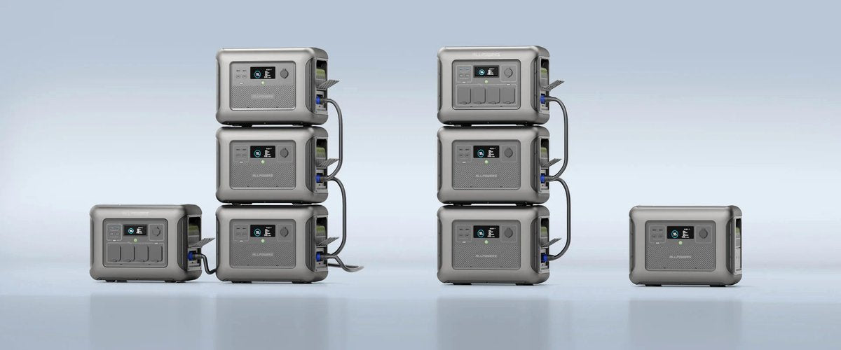 Allpowers® R1500 Powerstation + 200W Zonnepaneel – Capaciteit 1152Wh - 1800W AC Output – UPS – Uitbreidbaar met Allpowers B1000 – Back-up Stroomvoorziening - 3000W Piek - DC - AC - Camping - LFP - Draagbare LiFePO4 Energiecentrale - Zonnegenerator