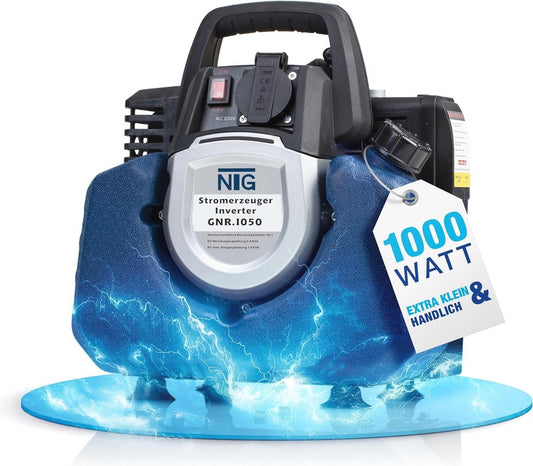 Benzine Stroomgenerator met Inverter - 230V 800W - Lichtgewicht en Draagbaar