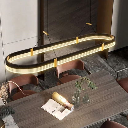 LuxiLamps - Kristallen Kroonluchter - Crystal Led Hanglamp - Woonkamerlamp - 100cm - Met Afstandsbediening - Moderne lamp - Hanglamp