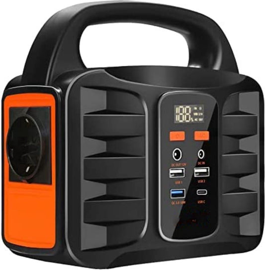Draagbare Krachtcentrale - 200 W - Stroomgenerator - 194 Wh - Generator LED-Zaklamp - Mobiele Stroomgenerator Voor Reizen/Kamperen/Buiten