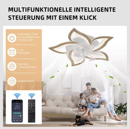Plafonniere met Ventilator - Hout - Plafondventilator - Plafondventilator Afstandsbediening - Plafondventilator Slaapkamer