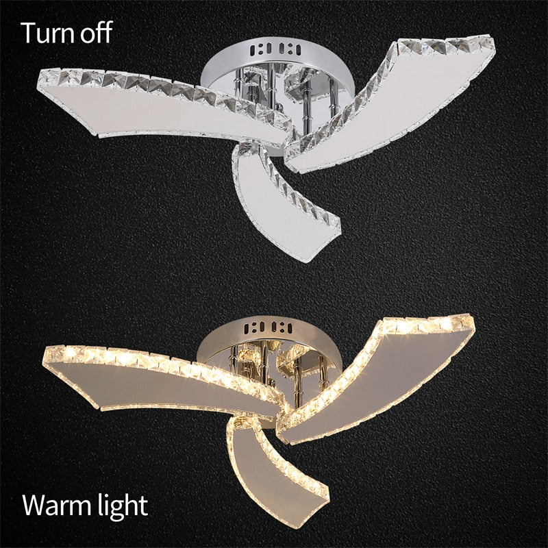 3 Sterren Plafondlamp - Koud Wit - Huisverlichting - Plafoniere - Kroonluchter - Woonkamerlamp - Moderne lamp - Plafoniere