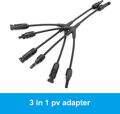 Zonnepanelen Compleet Pakket 400 Watt - 12 Volt - Camper - Plat Dak - Met Accu + Laadregelaar + Stekkers