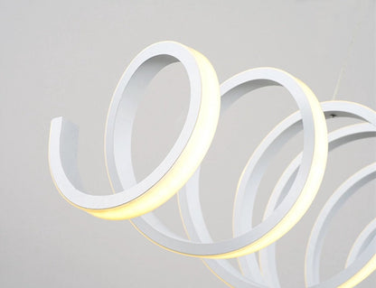 Hanglamp - Kroonluchter - Wit - Woonkamerlamp - 100 cm - Moderne Hanglamp - Eetkamer Lamp