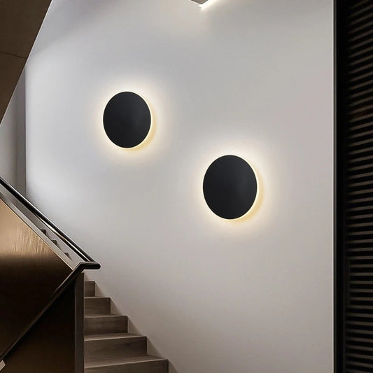 LuxiLamps - Led Touch Switch - Modern Sensor Wall Lamp - Black - Wall Lamp Touch - LED Wall Lighting